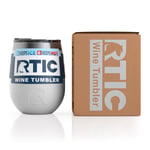10oz Wine Tumbler, White, Matte Image