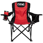 Folding Chairs, Red & Black Image