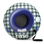 40" RTIC Tough Snow Tubes, Harbor Blue/Teal Plaid Image