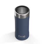 12oz Ultimate Skinny Can Cooler, Navy Image