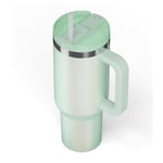 40oz Road Trip Tumbler, Fresh Mint Glitter Image