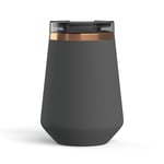 12oz Happy Hour Wine Tumbler, Light Black Image