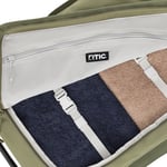 Medium Road Trip Rolling Duffle Bag, Olive & Beach Image