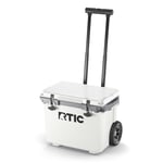 22 QT Ultra-Light Wheeled Cooler, White & Grey Image
