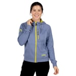 Women's Water-Repellent Full-Zip Hoodie, Cobalt, S Image