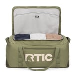 Large Road Trip Duffle Bag, Olive & Beach Image