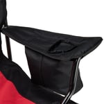 Folding Chairs, Red & Black Image