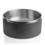 Large 3-In-1 Dog Bowl, Black & Black Image