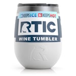10oz Wine Tumbler, White, Matte Image