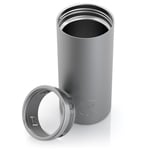12oz Essential Skinny Can Cooler, Graphite, Matte Image