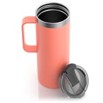 20oz Travel Mug, Coral, Matte Image
