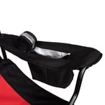 Folding Chairs, Red & Black Image