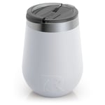 12oz Cocktail Tumbler, White, Matte Image