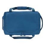 Medium Road Trip Rolling Duffle Bag, Navy & Denim Image