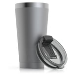 16oz Pint Tumbler, Graphite, Matte Image