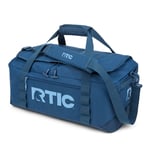 Medium Road Trip Duffle Bag, Navy & Denim Image