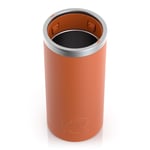 12oz Essential Skinny Can Cooler, Dark Orange, Matte Image