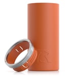 12oz Essential Skinny Can Cooler, Dark Orange, Matte Image