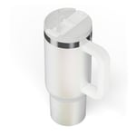 30oz Road Trip Tumbler, White Glitter Image