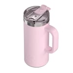 16oz Road Trip Travel Mug, Pale Pink Image