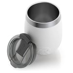 10oz Wine Tumbler, White, Matte Image