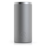 12oz Essential Skinny Can Cooler, Graphite, Matte Image