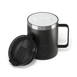 12oz Ceramic Lined Coffee Mug, Black Image