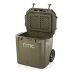 45 QT Ultra-Tough Wheeled Cooler, Olive Image