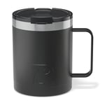 12oz Ceramic Lined Coffee Mug, Black Image