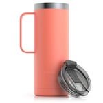 20oz Travel Mug, Coral, Matte Image