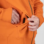 Men's Water-Repellent Full-Zip Hoodie, Orange, S Image