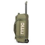 Medium Road Trip Rolling Duffle Bag, Olive & Beach Image