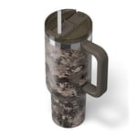 40oz Road Trip Tumbler, Olive Midnight Camo Image