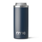 12oz Essential Skinny Can Cooler, Navy, Matte Image