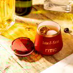 8oz Happy Hour Lowball Tumbler, Light Black Image