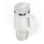 30oz Road Trip Tumbler, White Glitter Image