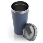 16oz Pint Tumbler, Navy, Matte Image