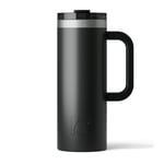 20oz Road Trip Travel Mug, Black, Case of 24 Image