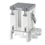4 Gallon Double-Time Water Cooler, White & Grey Image