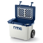 22 QT Ultra-Light Wheeled Cooler, Cool Grey & Navy Image