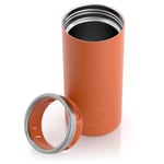 12oz Essential Skinny Can Cooler, Dark Orange, Matte Image