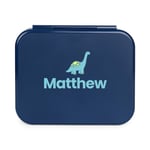 top view of day packer lunch container with custom artwork