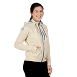 Women's Water-Repellent Full-Zip Hoodie, Bone, M Image