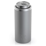 12oz Essential Skinny Can Cooler, Graphite, Matte Image