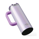 20oz Road Trip Travel Mug, Lavender Glitter Image