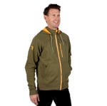 Men's Water-Repellent Full-Zip Hoodie, Olive, S Image