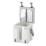 4 Gallon Double-Time Water Cooler, White & Grey Image
