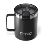 12oz Ceramic Lined Coffee Mug, Black Image