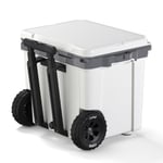 42 QT Ultra-Light Wheeled Cooler, White & Grey Image