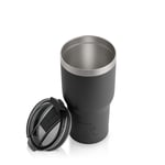 20oz Tumbler, Black, Matte Image